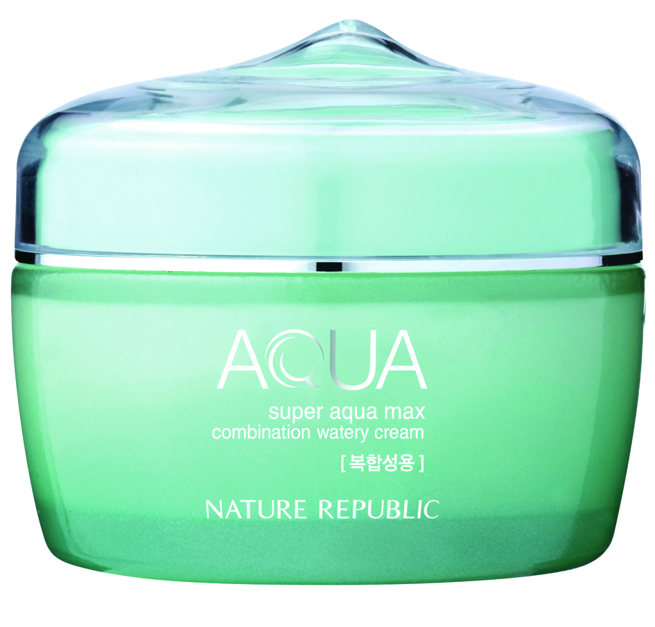 Корейская косметика крем. Nature Republic super Aqua Max combination watery Cream. Крем-гель для комбинированной кожи nature Republic super Aqua Max combination watery Cream. Super Aqua Max nature Republic. Корейский крем Aqua super Aqua.